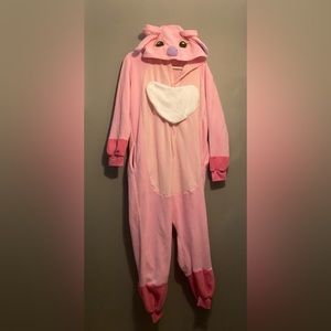 Pink stitch onesie